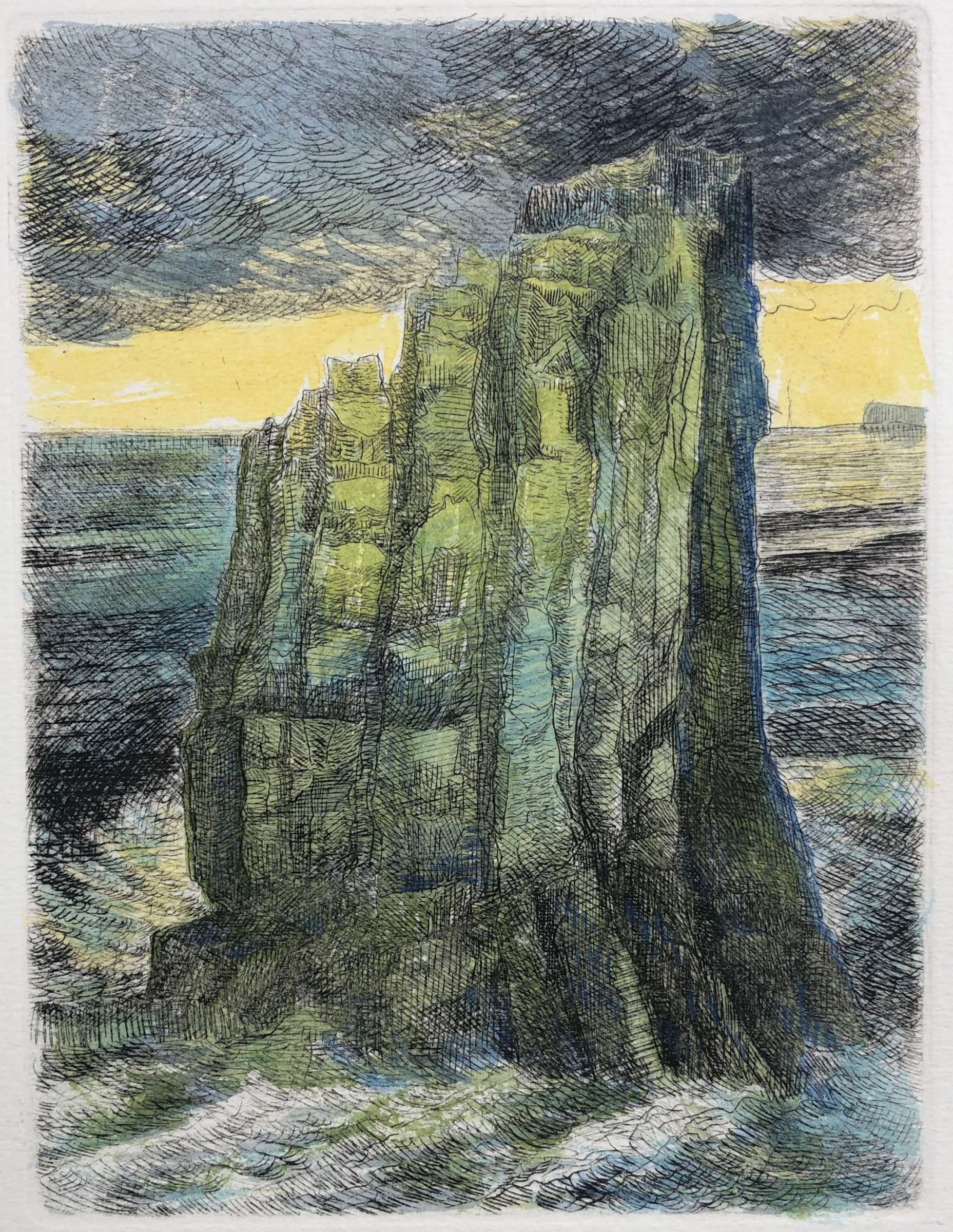 dolerite rock sea
